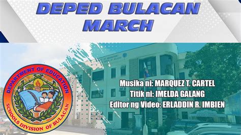 deped bulacan march lyrics|DepEd Bulacan March with Lyrics .